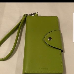 Like New Lodis @ work wristlet phone wallet case